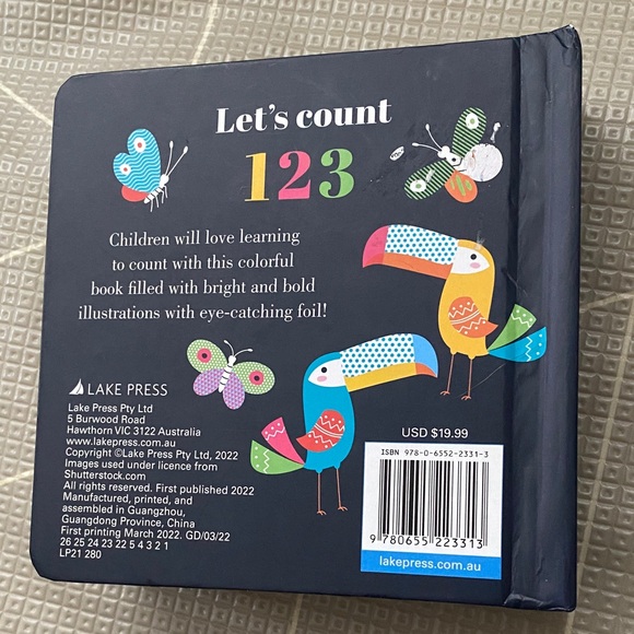 2 for $12, 3 for $15- Colorful Counting Book for Kids - Picture 2 of 2